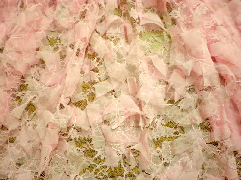 5.Lt. Pink Ruffles Lace